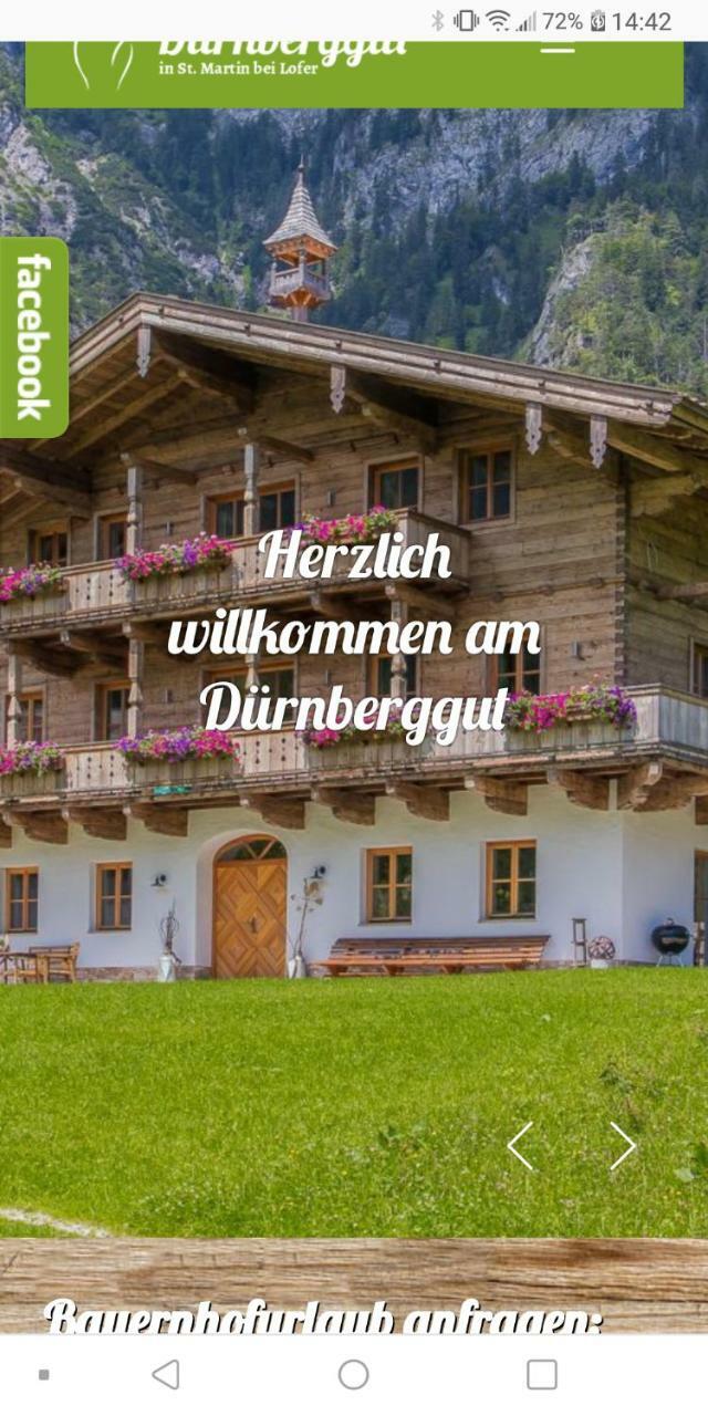 Duernberggut Διαμέρισμα Sankt Martin bei Lofer Εξωτερικό φωτογραφία